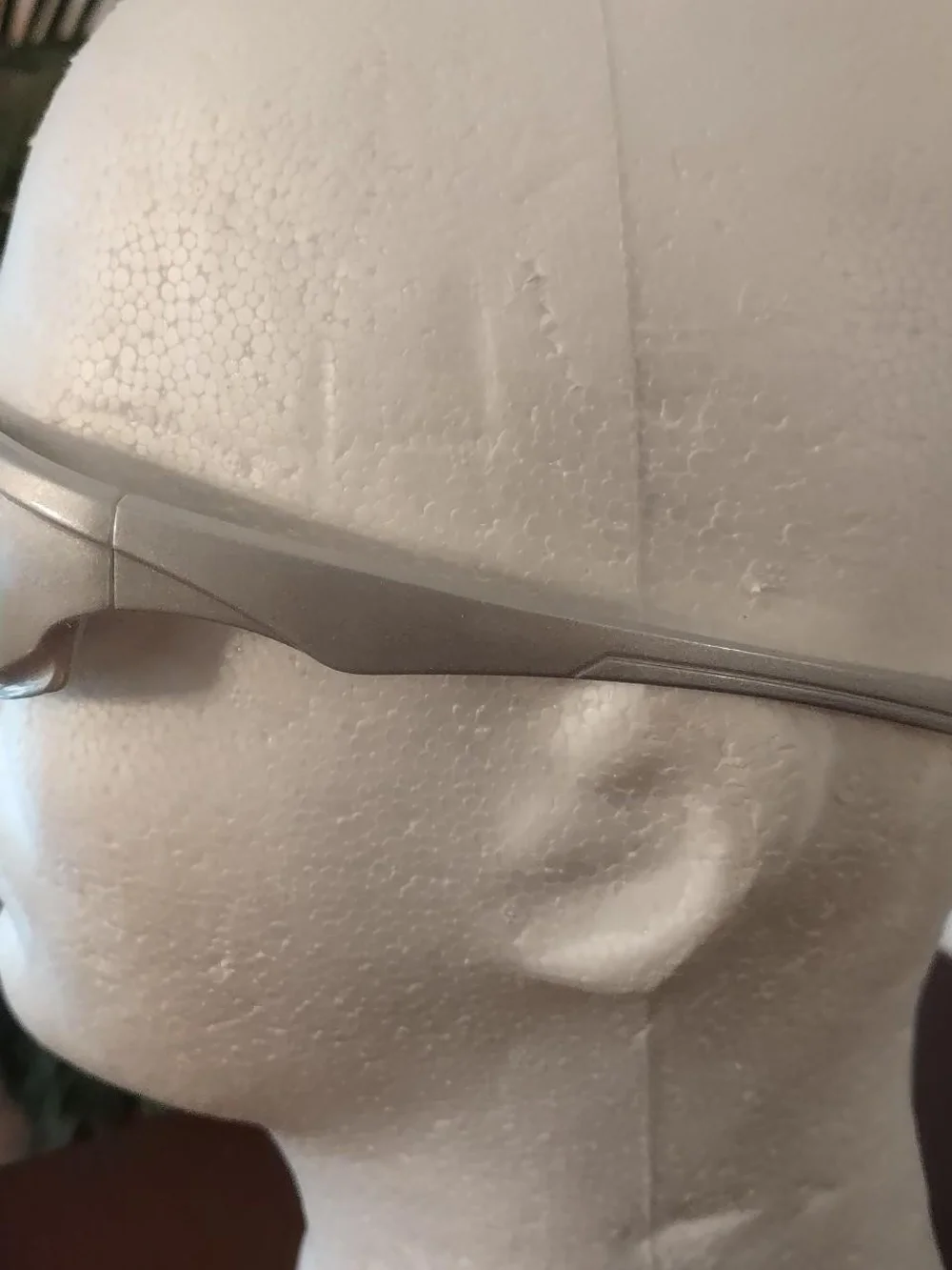 Men's Silver Frame Sunglasses with Mirrored Gray Lenses